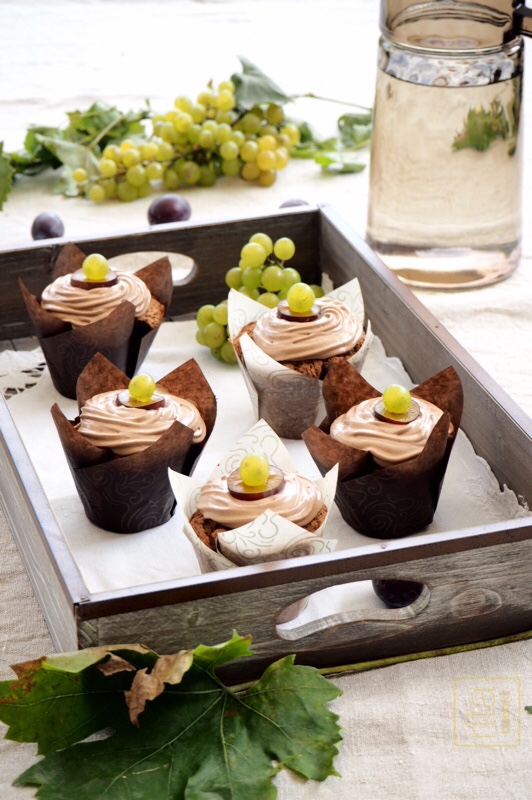 Würzige Schokomuffins