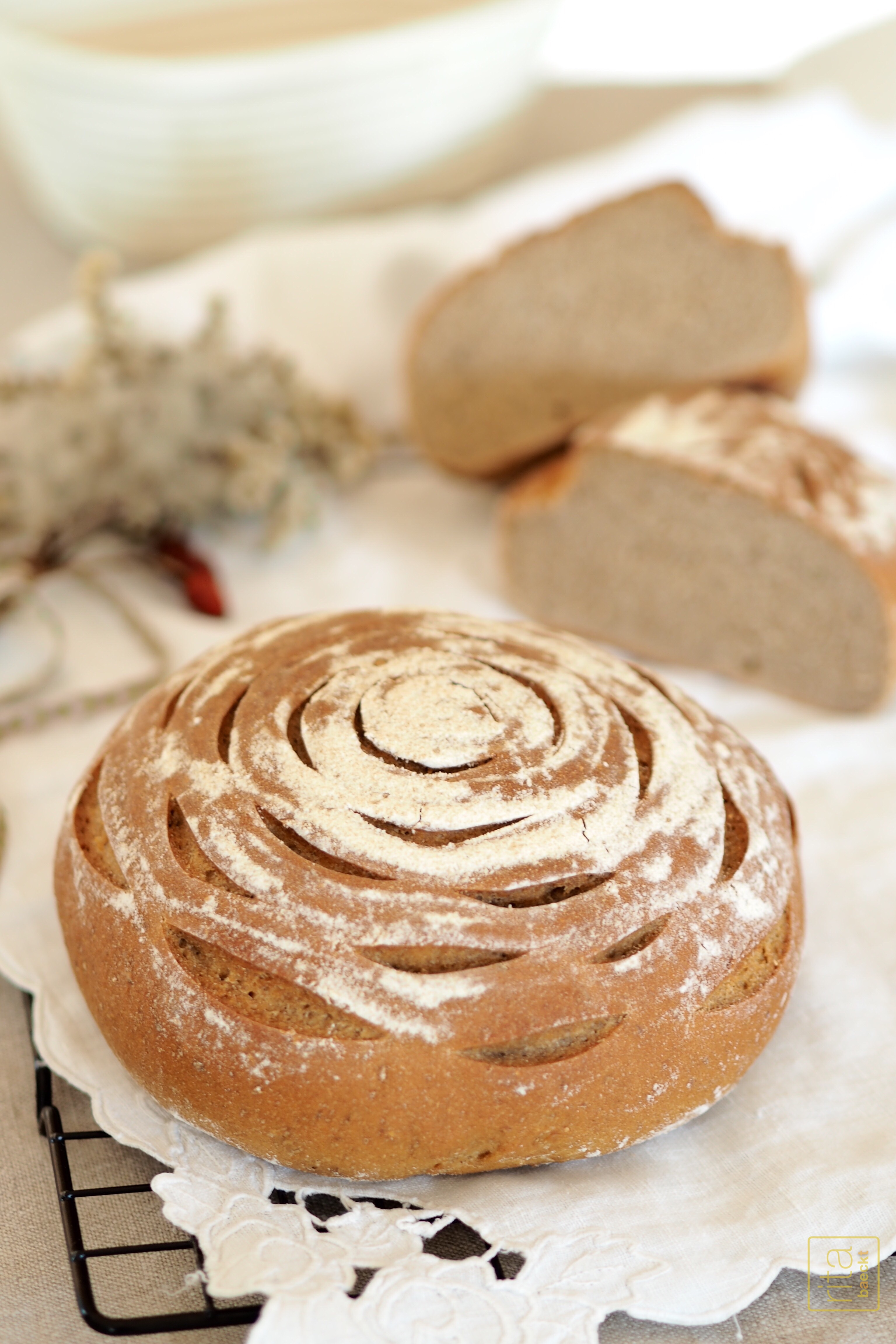 Bauernbrot mit Sauerteig