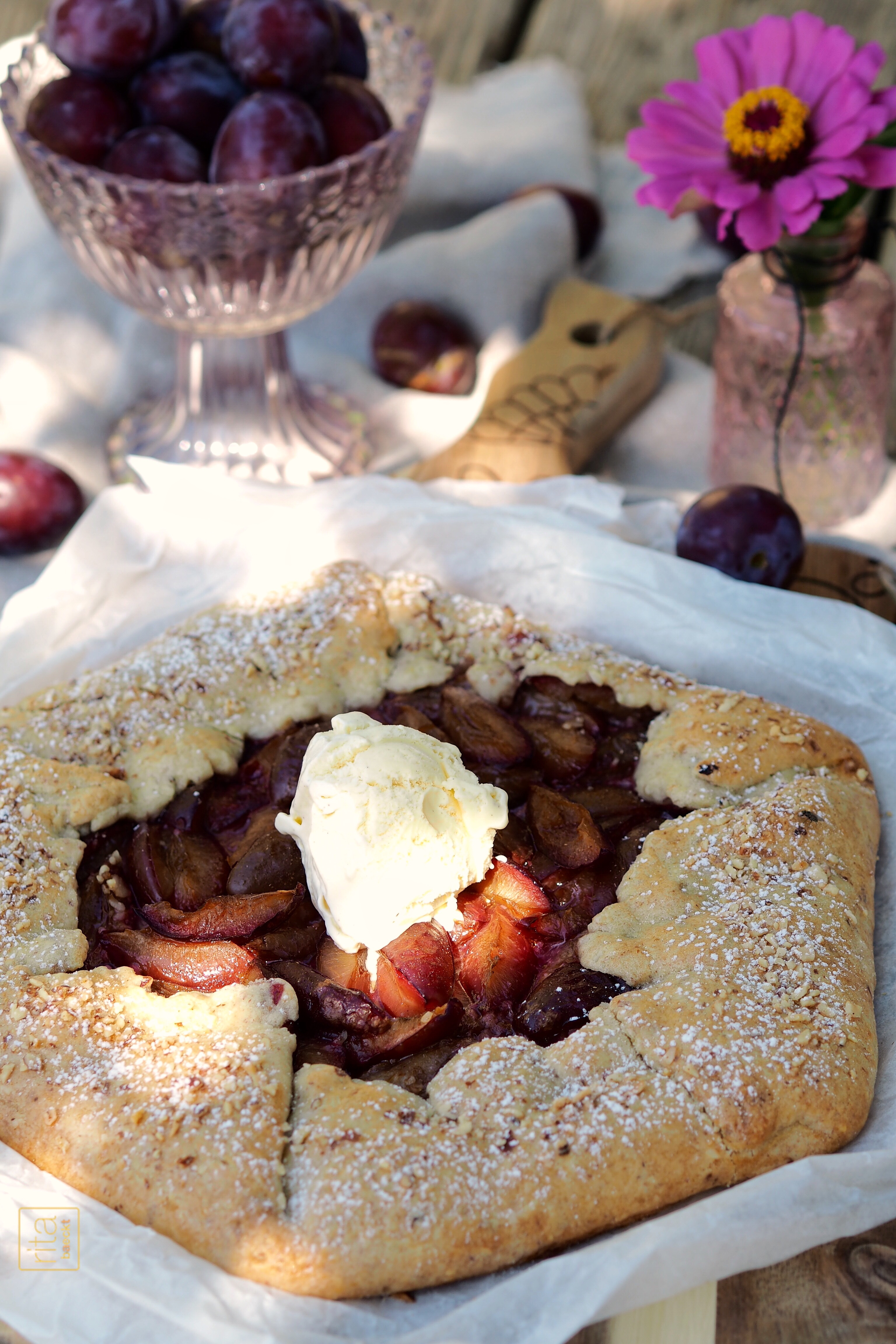 Zwetschken Galette
