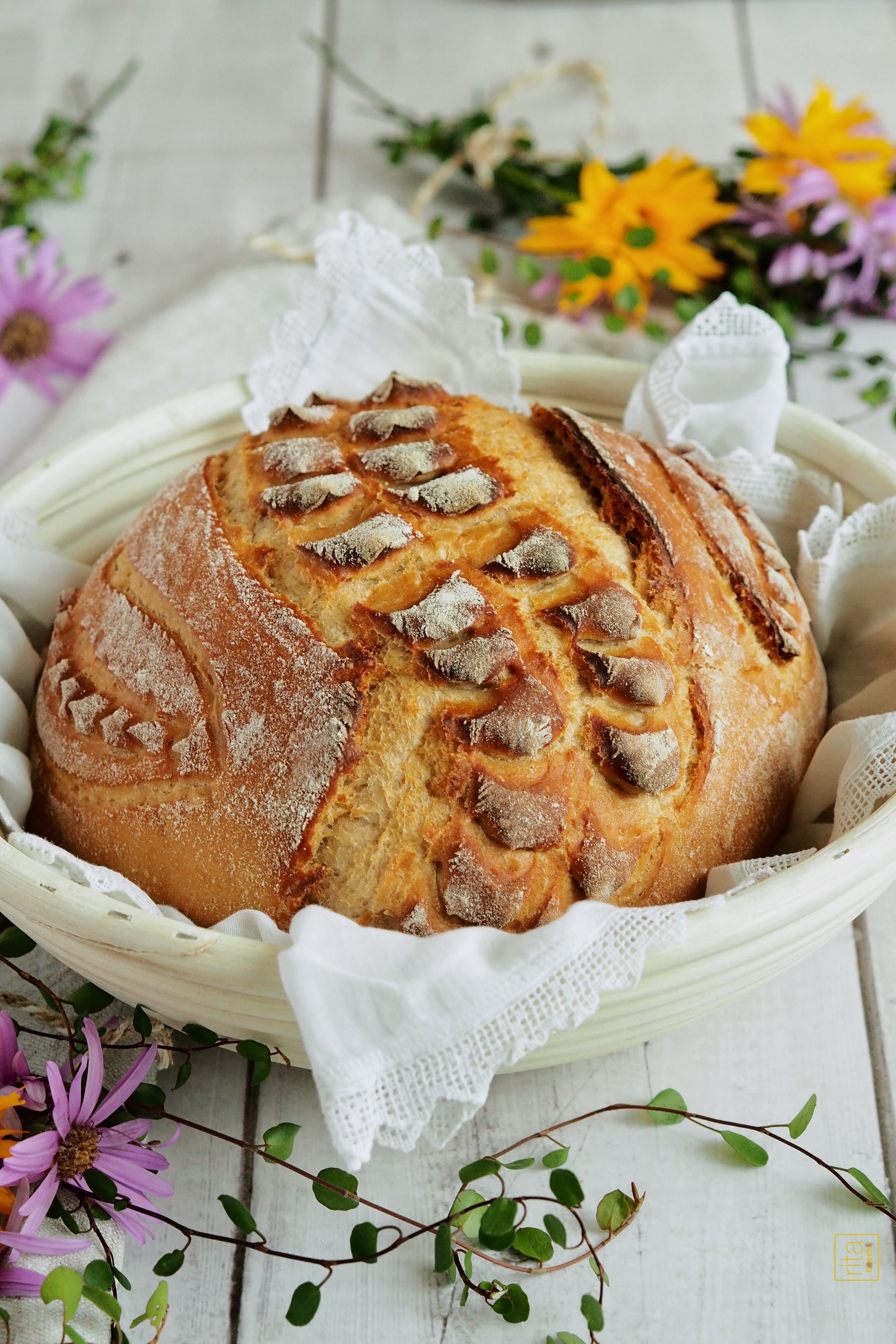 Topfbrot mit „Über-Nacht-Gare“