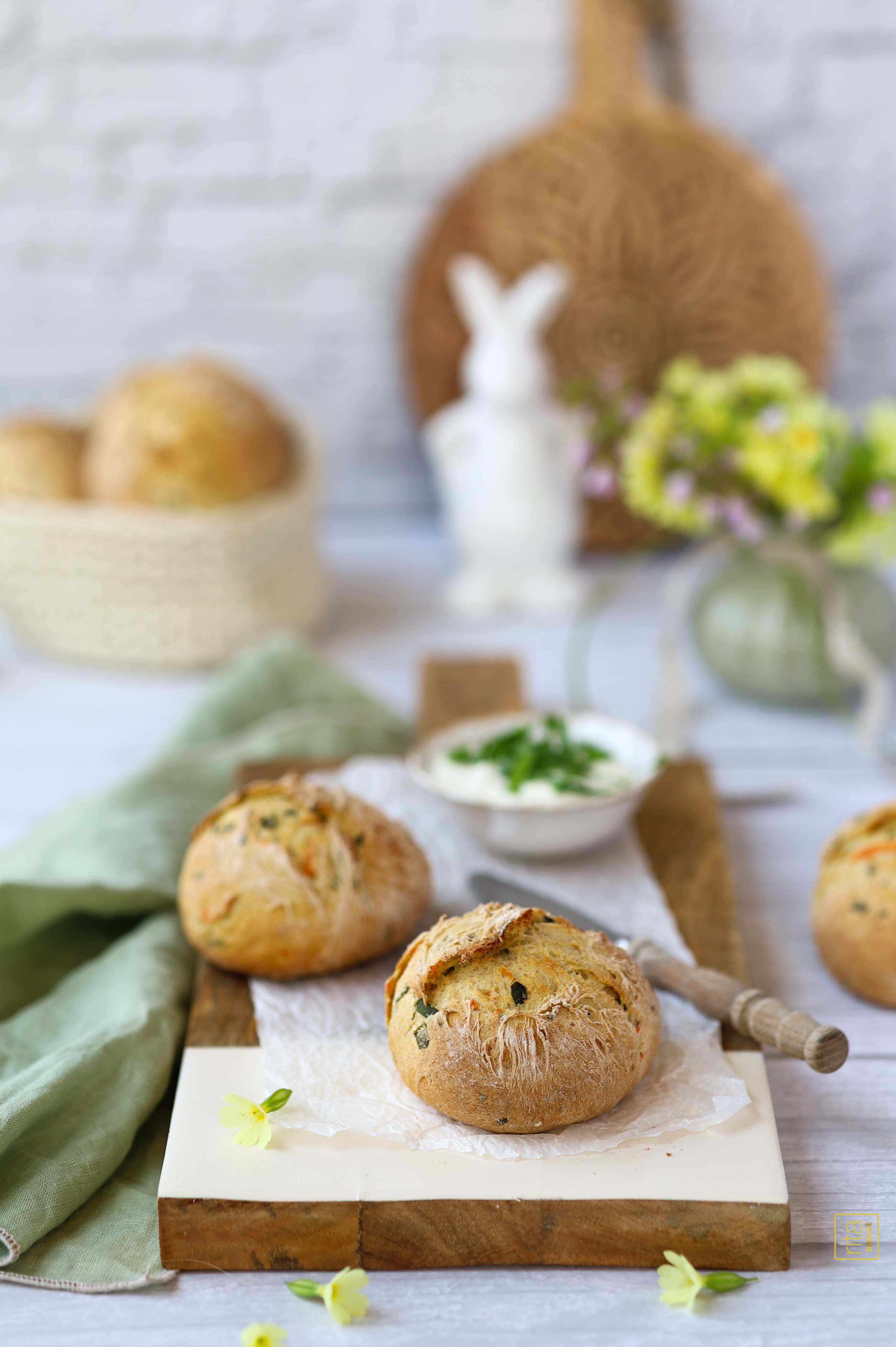 Karotten – Bärlauch – Brötchen