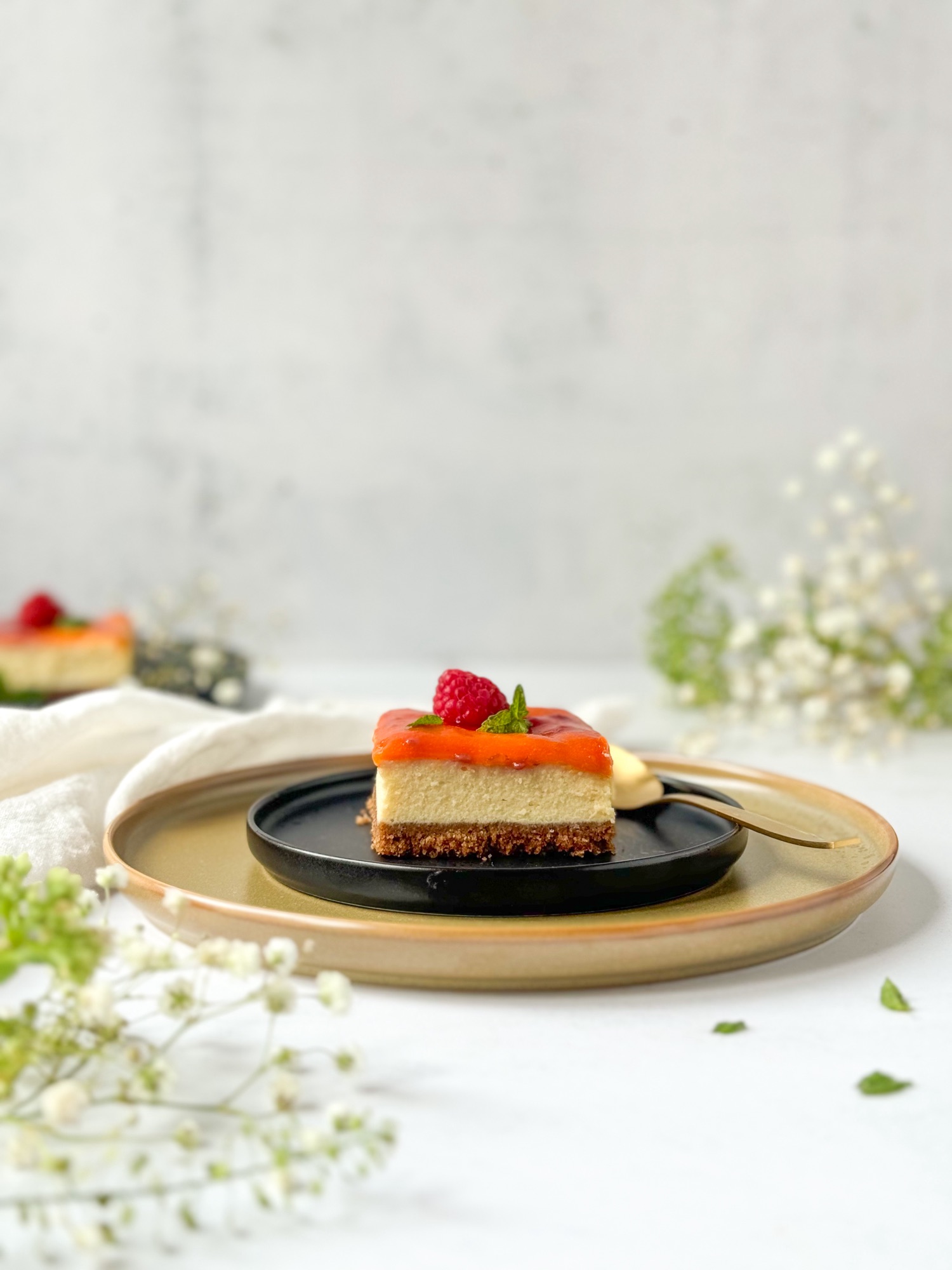 Cheesecake mit Frucht-Topping